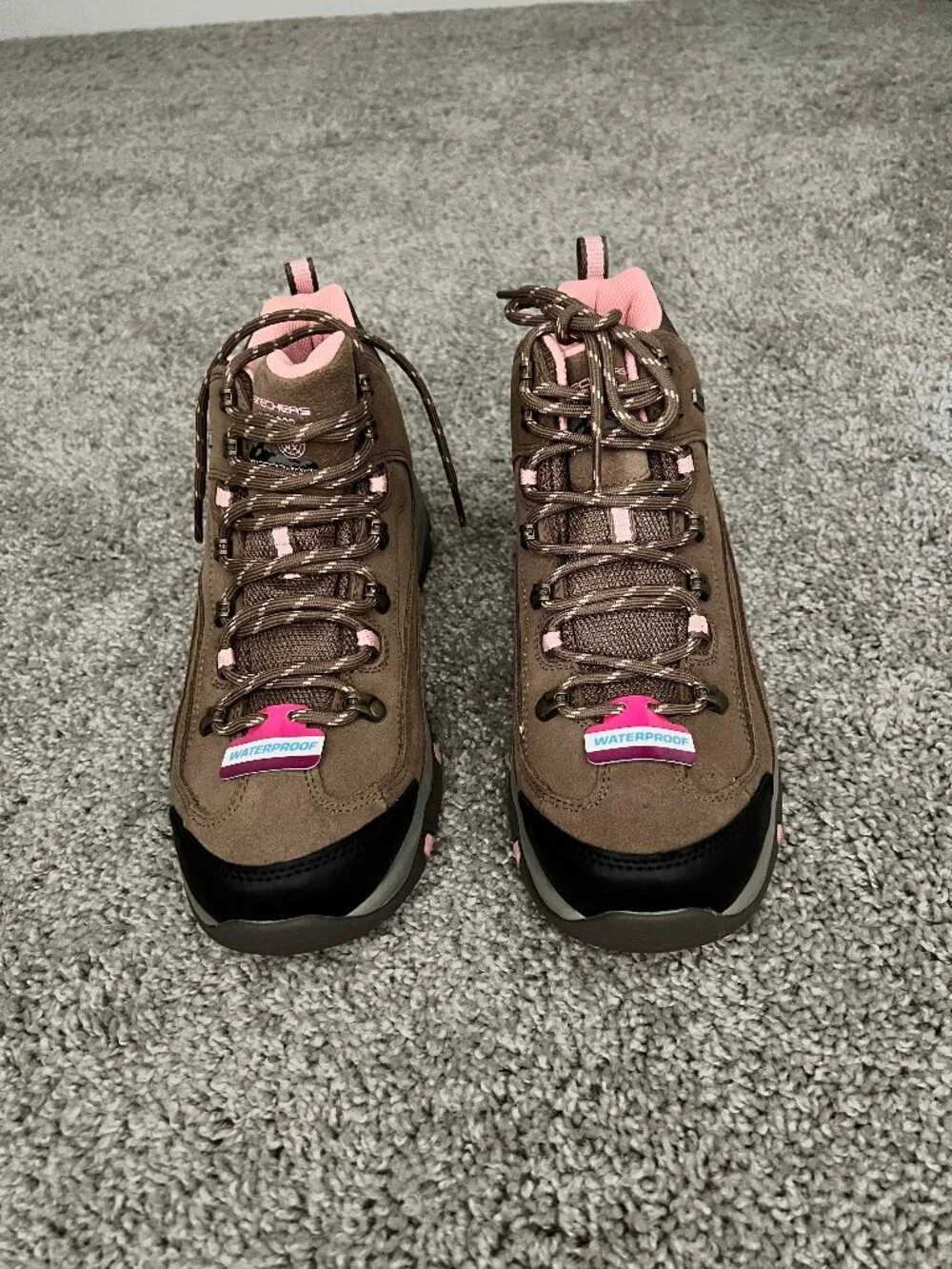 Skechers Women's Trego - Rocky Mountain Hiking Boot Brown/Tan 9